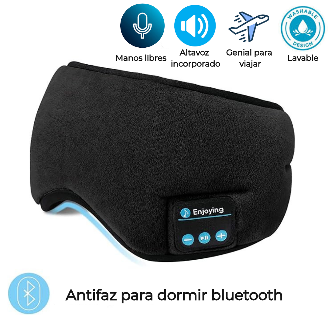 Antifaz para dormir con bocinas bluetooth