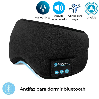 Antifaz para dormir con bocinas bluetooth